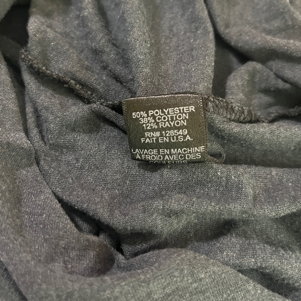 Aviator Nation. Unisex M Surf Naked Tee in Charcoal Gray - Picture 9 of 9